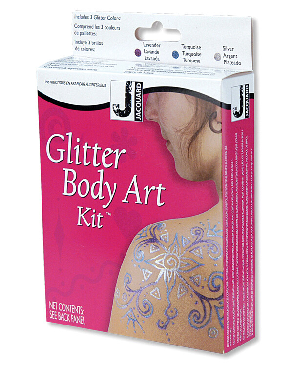 JACQUARD GLITTER BODY ART KIT