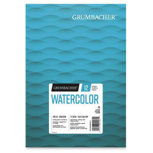 GRUMBACHER 9X12 W/C 140Lb 12/Shts Foldover