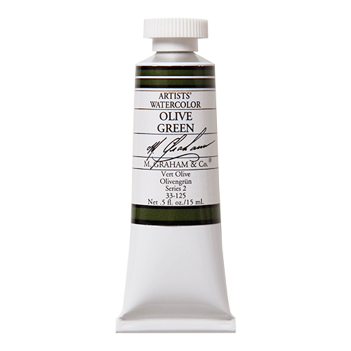 M GRAHAM Olive Green .5oz Watercolor