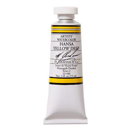 M GRAHAM Hansa Yellow Deep .5oz Watercolor