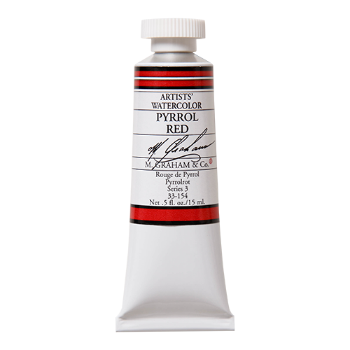 M GRAHAM Pyrrol Red .5oz Watercolor