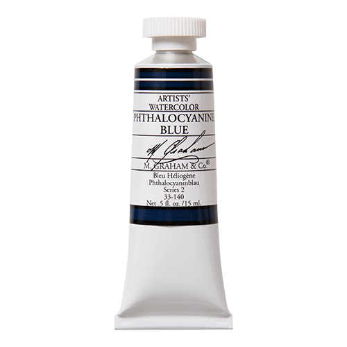 M GRAHAM Phthalo Blue .5oz Watercolor