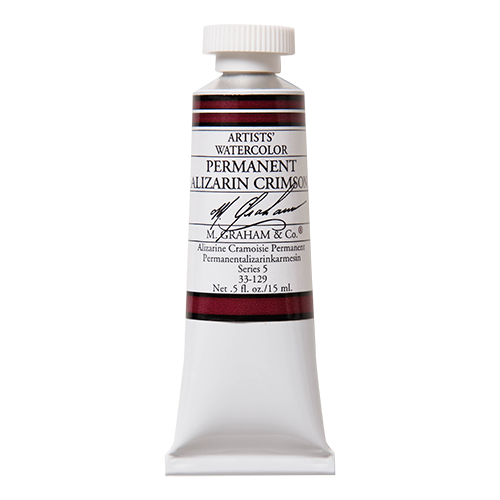 M GRAHAM Permanent Alizarin Crimson .5oz Watercolor
