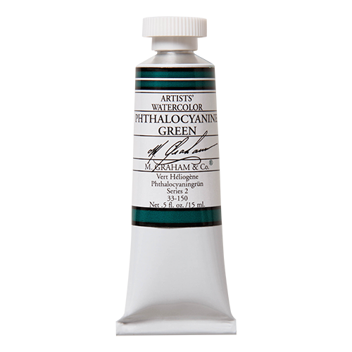 M GRAHAM Phthalo Green .5oz Watercolor