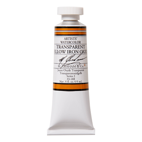 M GRAHAM Transparent Yellow Iron Oxide .5oz Watercolor