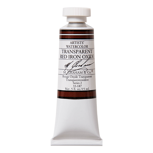 M GRAHAM Transparent Red Iron Oxide .5oz Watercolor