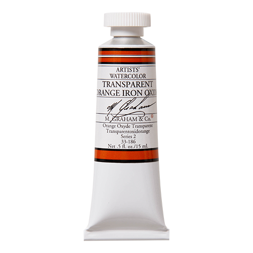 M GRAHAM Transparent Orange Iron Oxide .5oz Watercolor