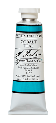 M GRAHAM COBALT TEAL 37ML OIL COLOR