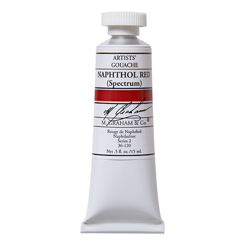 M GRAHAM NAPHTHOL RED SPECTRUM 15ML GOUACHE