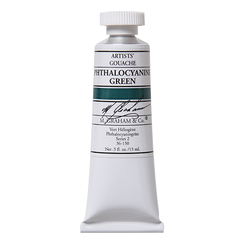 M GRAHAM PHTHALOCYANINE GREEN 15ML GOUACHE