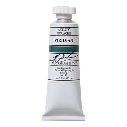 M GRAHAM VIRIDIAN 15ML GOUACHE
