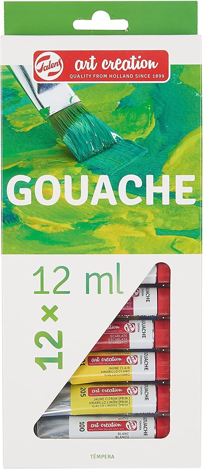 TALENS ART CREATIONS TAC GOUACHE SET 12X12ML