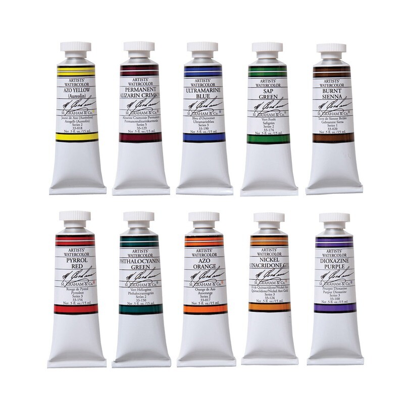 M. GRAHAM .5OZ WATERCOLOR TUBES
