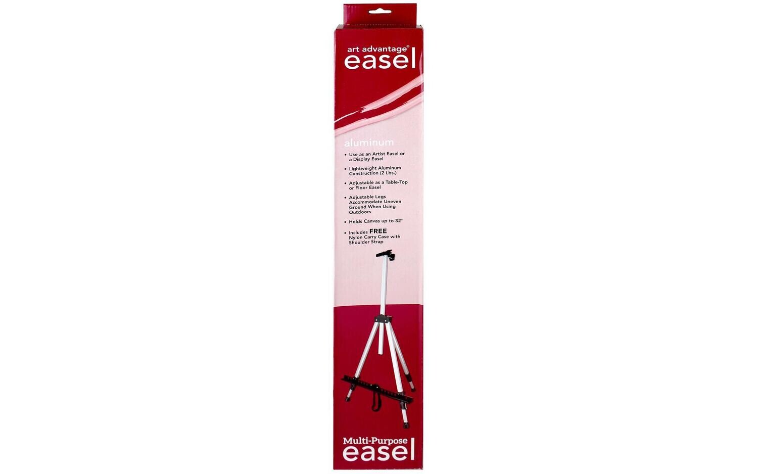ART ADVANTAGE Aluminum Field Easel With Case