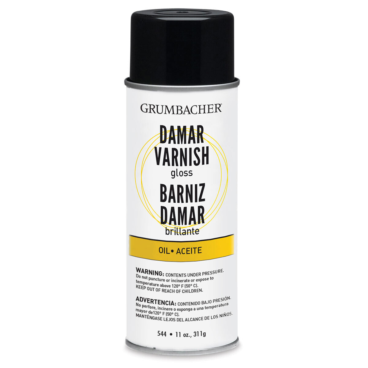 GRUMBACHER DamarVarnish Gloss Spray 12-3/4oz Can