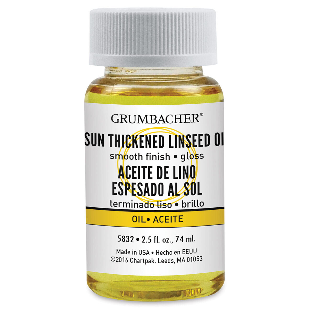 GRUMBACHER Sun Thick Linseed Oil 2-1/2oz