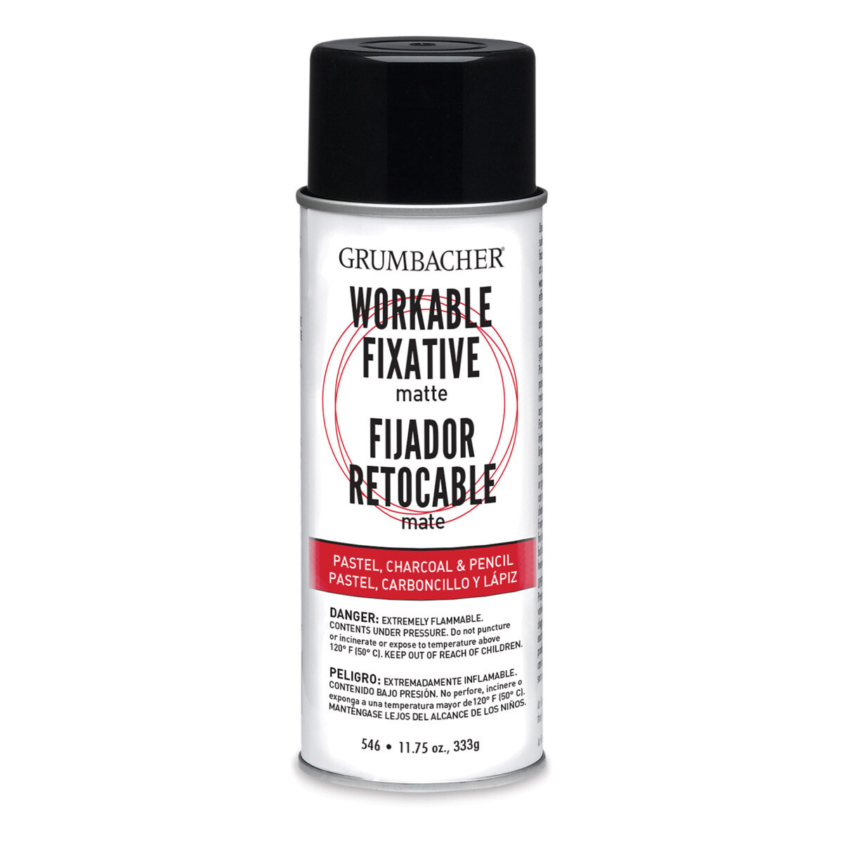 GRUMBACHER Workable Fixative Spray 11.75 oz Can