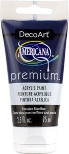 DECO ART AMERICANA PREMIUM ACRYLICS 2.54OZ PRUSSIAN BLUE HUE