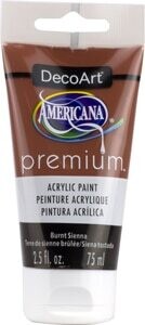 DECO ART AMERICANA PREMIUM ACRYLICS 2.54OZ BURNT UMBER