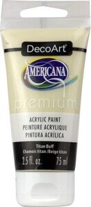 DECO ART AMERICANA PREMIUM ACRYLICS 2.54OZ TITAN BUFF