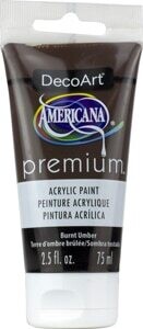 DECO ART AMERICANA PREMIUM ACRYLICS 2.54OZ RAW UMBER