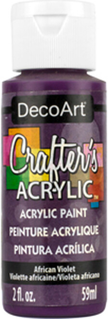 DECO ART CRAFTERS ACRYLIC AFRICAN VIOLET 2OZ