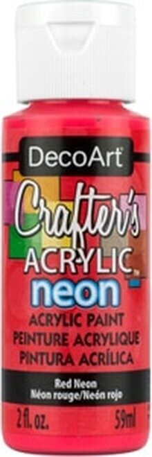 DECO ART CRAFTERS ACRYLIC RED NEON 2OZ