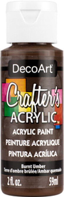 DECO ART CRAFTERS ACRYLIC BURNT UMBER 2OZ