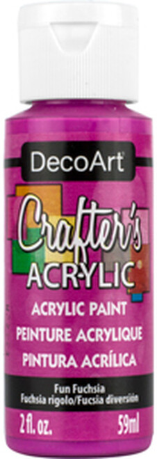 DECO ART CRAFTERS ACRYLIC FUN FUCHSIA 2OZ