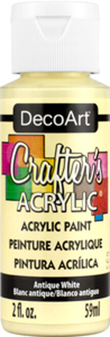 DECO ART CRAFTERS ACRYLIC ANTIQUE WHITE 2OZ