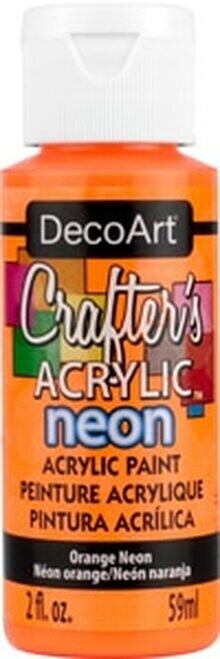 DECO ART CRAFTERS ACRYLIC ORANGE NEON 2OZ