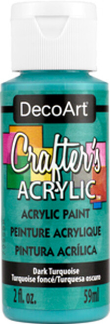 DECO ART CRAFTERS ACRYLIC DARK TURQUOISE 2OZ