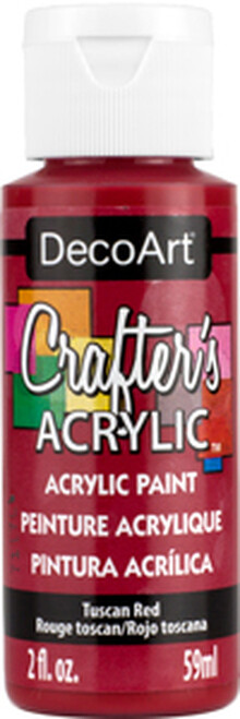 DECO ART CRAFTERS ACRYLIC TUSCAN RED 2OZ