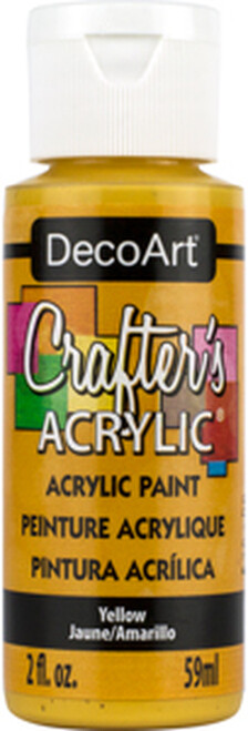 DECO ART CRAFTERS ACRYLIC YELLOW 2OZ