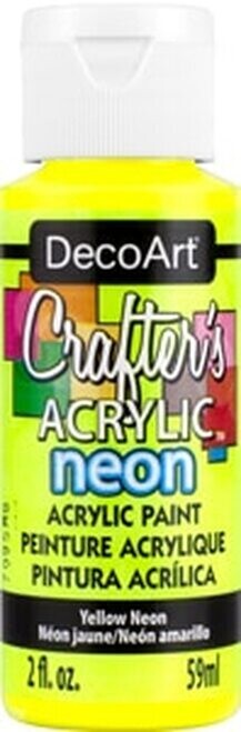 DECO ART CRAFTERS ACRYLIC YELLOW NEON 2OZ