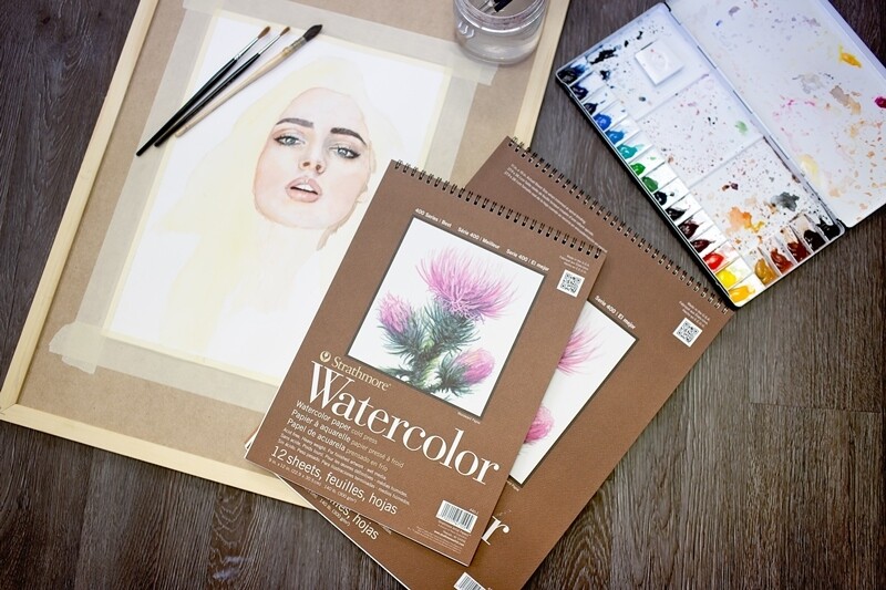 STRATHMORE 400 SERIES WATERCOLOR PADS