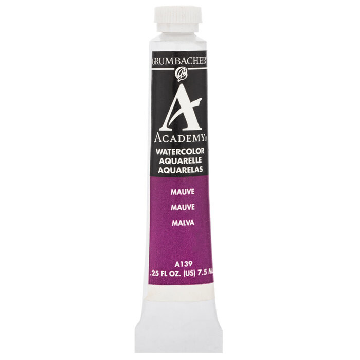 GRUMBACHER ACADEMY WATERCOLOR MAUVE 7.5ML