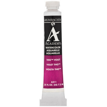 GRUMBACHER ACADEMY WATERCOLOR THIO VIOLET 7.5ML