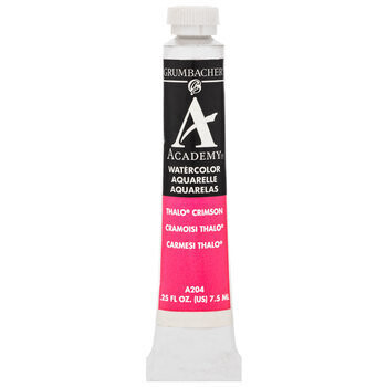 GRUMBACHER ACADEMY WATERCOLOR THALO CRIMSON 7.5ML