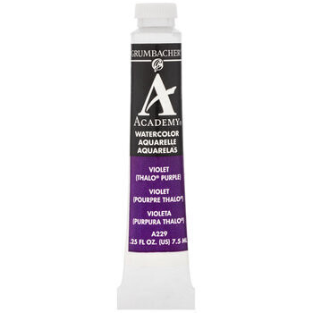 GRUMBACHER ACADEMY WATERCOLOR VIOLET 7.5ML