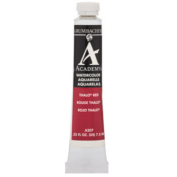 GRUMBACHER ACADEMY WATERCOLOR THALO RED 7.5ML