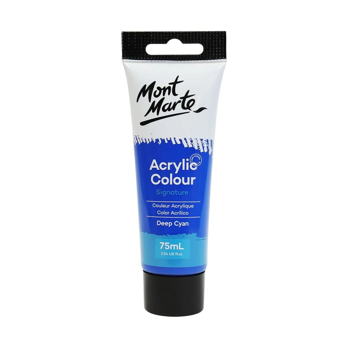 MONT MARTE Acrylic Colour Paint 75ml - Deep Cyan Blue