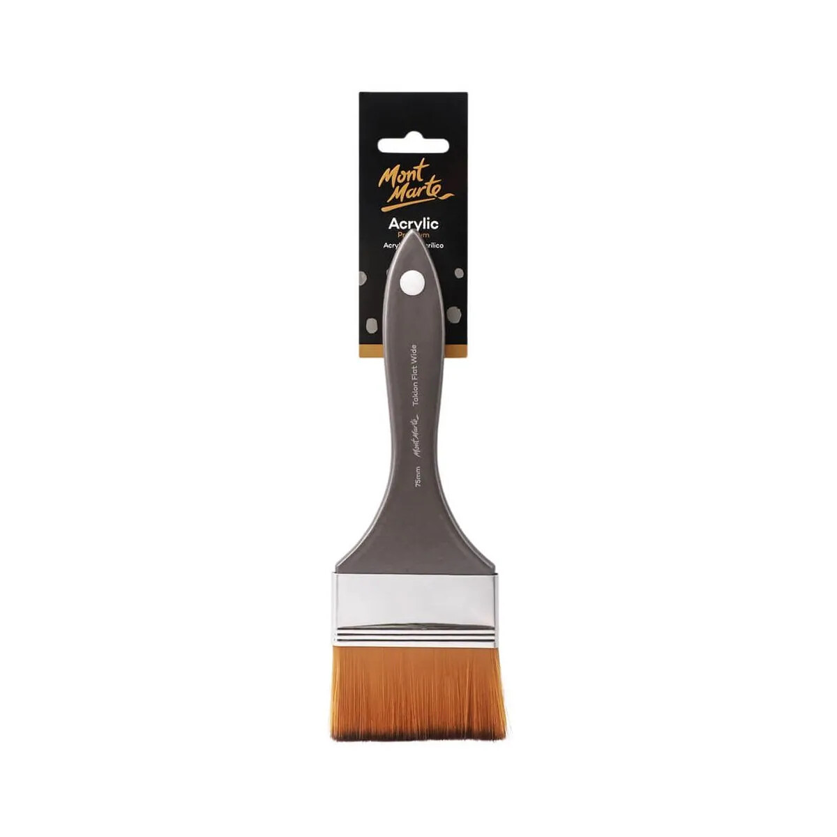 MONT MARTE Artist Brush Taklon Flat Wide 75mm