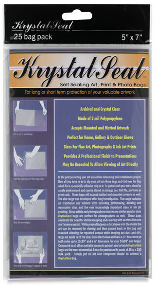 KRYSTAL SEAL KS BAG 5X7 25 PACK