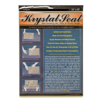 KRYSTAL SEAL KS BAG 16X20 25 PACK