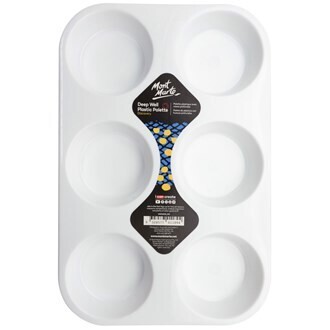MONT MARTE Deep Well Plastic Palette 6 hole