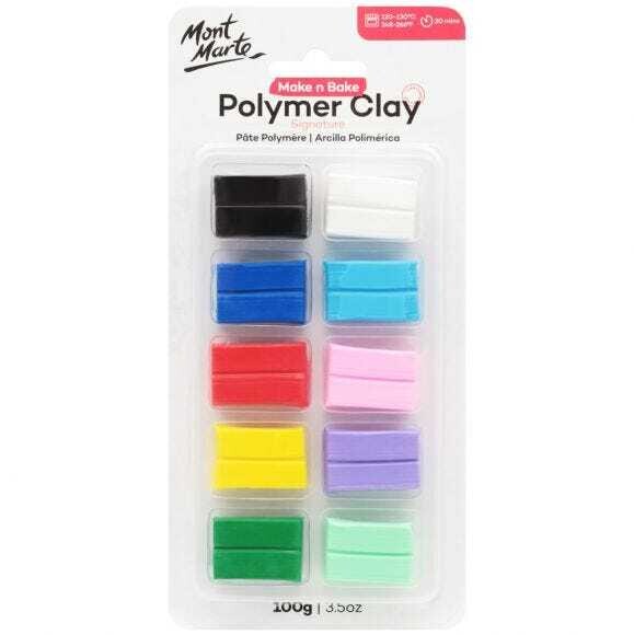 MONT MARTE Make n Bake Polymer Clay 10pc
