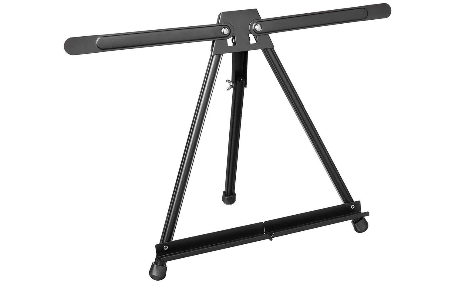 Portable Black Lightweight Aluminum Easel with Travel Bag