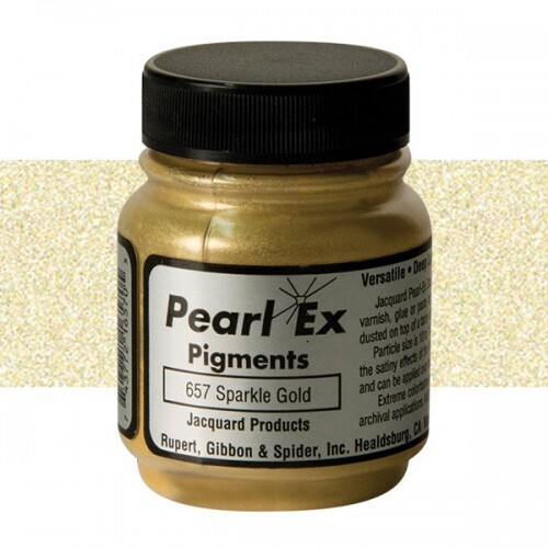 JACQUARD PEARL EX .50 OZ POWDERD PIGMENT 657 SPARKLE  GOLD
