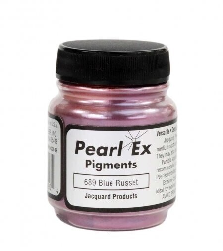 JACQUARD PEARL EX .50 OZ POWDERD PIGMENT 689 BLUE RUSSET